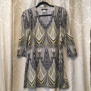 evovorro 3/4 sleeve rare Art Deco dress